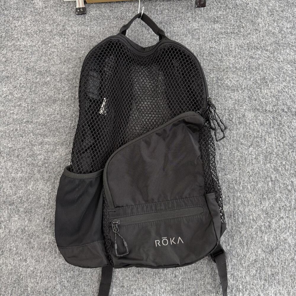 Roka Pro Vent Zip Mesh Backpack Black Lightweight Ventilated Daypack Outdoor
